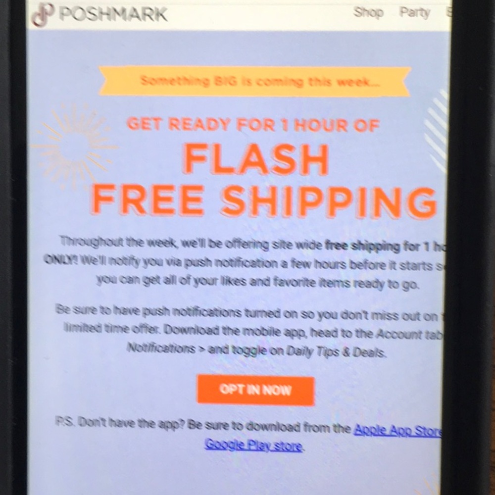 HAVE YOUR LIKES READY TO PURCHASE WATCH FOR THE POSH FLASH FREE SHIPPING